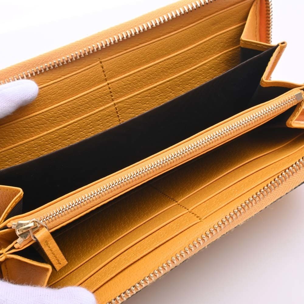 Gucci Cutout Interlocking G GG Supreme Leather Zip Around Wallet Long 701423 ... - Picture 6 of 9